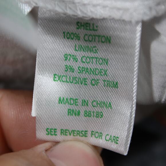 Lilly Pulitzer Skort Womens 8 Multicolor Tropical Floral Cotton Side Zip - Picture 6 of 7